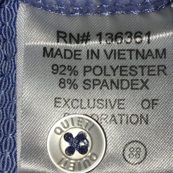 Quieti 3 Button Polo Shirt Light Blue Multi Texture Patterned  Lightweig… - Picture 7 of 9